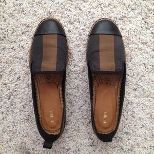 Fendi Junia Espadrille Flat Shoes